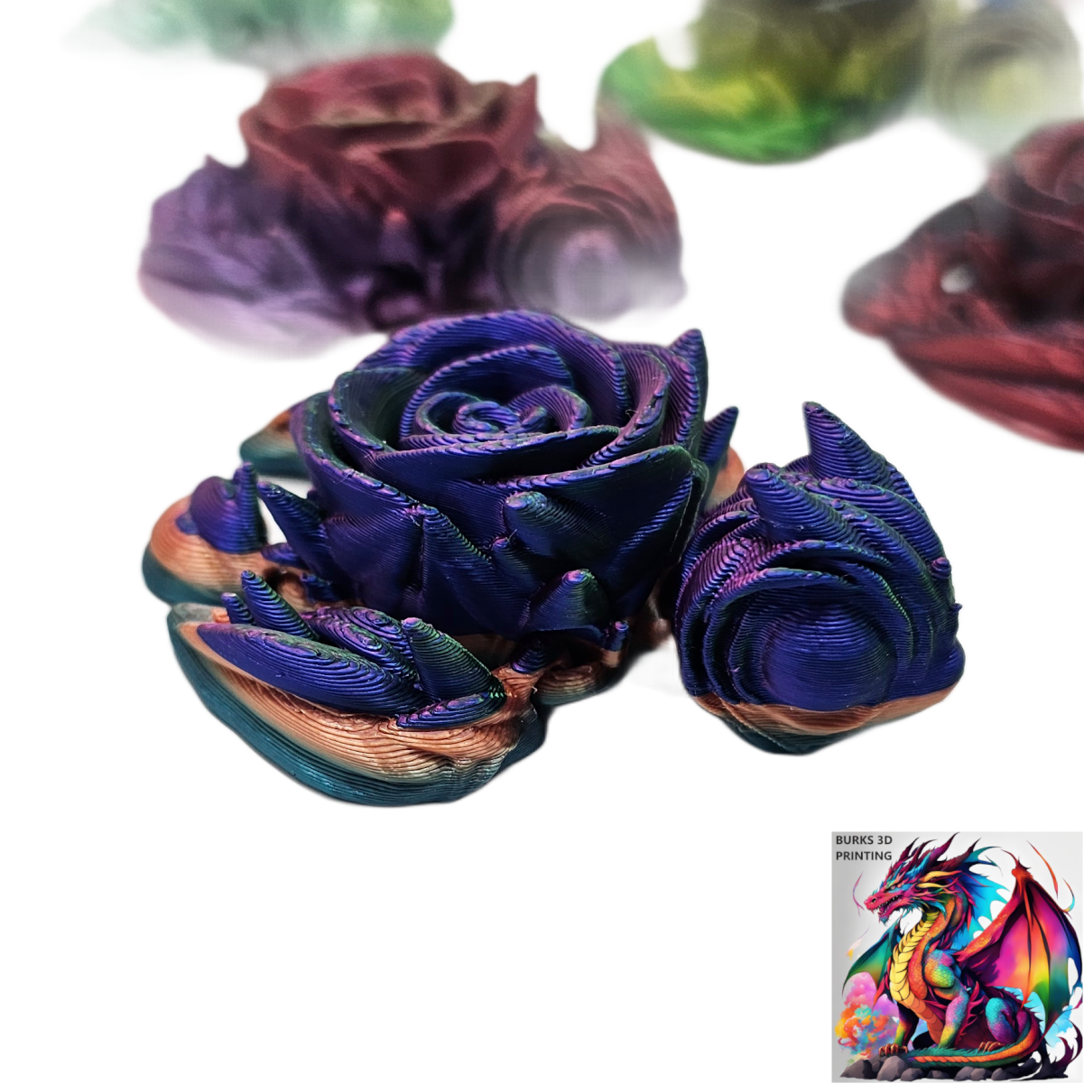 Turtles, 3 Sizes Mini, Medium, Large. Articulated 3D Printed Desk Fidget. Perfect Sensory Gift for Men or Women, Comes in Surprise Colors